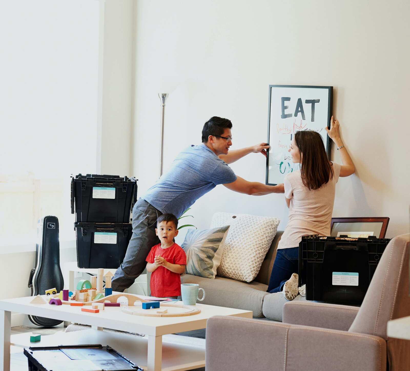 Moving company residential family home